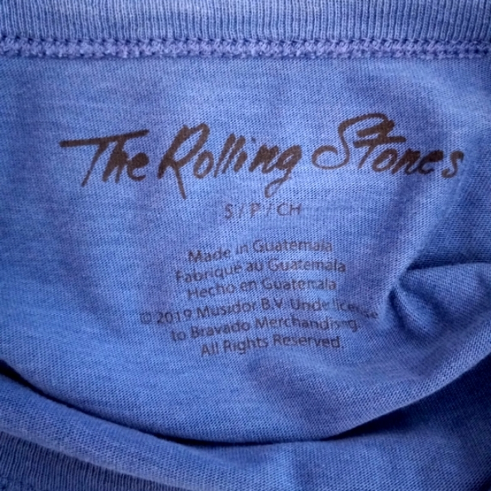 Rolling Stones American Flag Retro T Shirt Men's Size Small - Picture 2 of 4